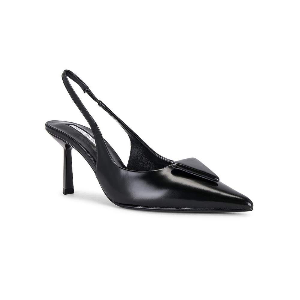 Tony Bianco Bertie Slingback Pump in Black Hi Shine